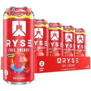 RYSE Fuel Energy Drink - Variety Pack - Sugar Free, Gluten Free & Vegan - 200mg Natural Caffeine, Taurine & Choline for Focus & Energy - No Artificial Colors - 16 fl oz Cans (12-Pack)