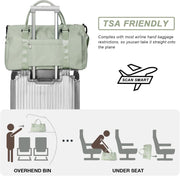 Weekender Duffel Bags for Women Men, Travel Totes Bag for Airplane, Cute Sports Gym Dance Overnight Luggage Bag with Wet Pocket Shoe Compartment, Carry On Hospital Bag for Labor and Delivery