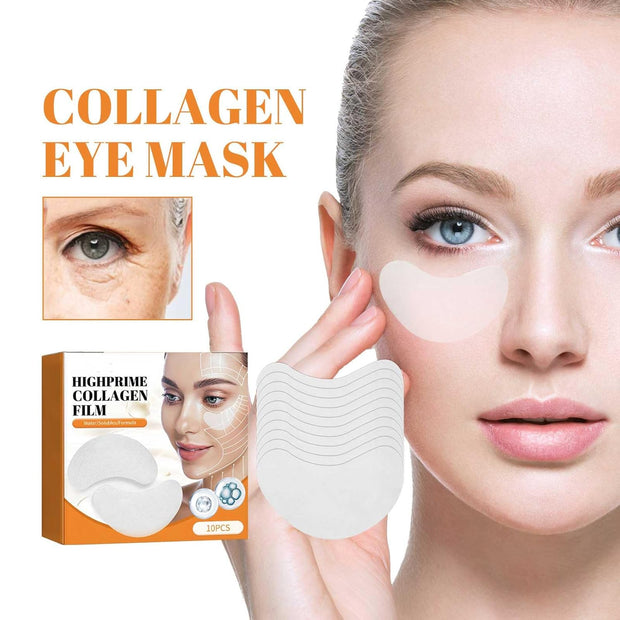 Collagmask - Collagen Film Mask, Collagen Film Face Mask, Collagen Soluble Film, Anti-Wrinkle Lifting Smooths Out Fine Lines And Wrinkles Firming (1box)