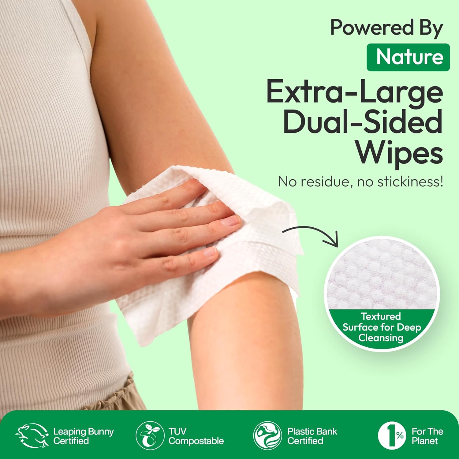FOMIN Travel Deodorant Wipes - 30 Count - Cucumber and Aloe pH Balanced, Hypoallergenic Mini Deodorant Wipes For Women and Men - Plastic-Free, Individually Wrapped Underarm & Body Wipes