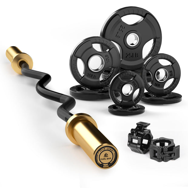 LIONSCOOL Premium 4ft/4.9ft/6ft Barbell for Strength Training and Olympic Weightlifting, 2 Inch Bar for Squats, Curls, Deadlifts, Presses, Hip Thrusts, 350lbs/500lbs/700lbs Weight Capacity