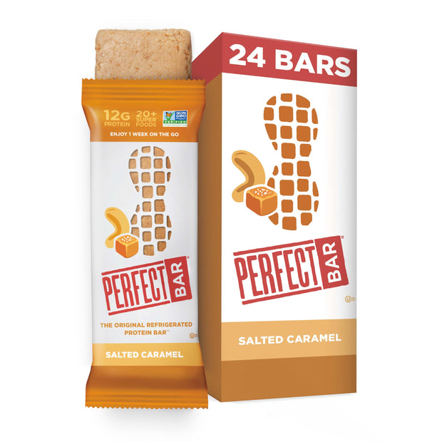 Perfect Bar, Peanut Butter Protein Bar, High Protein, Organic, Gluten Free, Soy Free, Non GMO, No Sugar Alcohols, 2.5 Ounce Bar, 10 Count