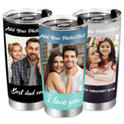 Personalized Tumbler Custom Coffee Tumbler Laser Engrave with Name 20 Oz Stainless Steel Travel Tumbler Cup Mug Personalized Gifts for Birthday Christmas Anniversary for Men Women Kids
