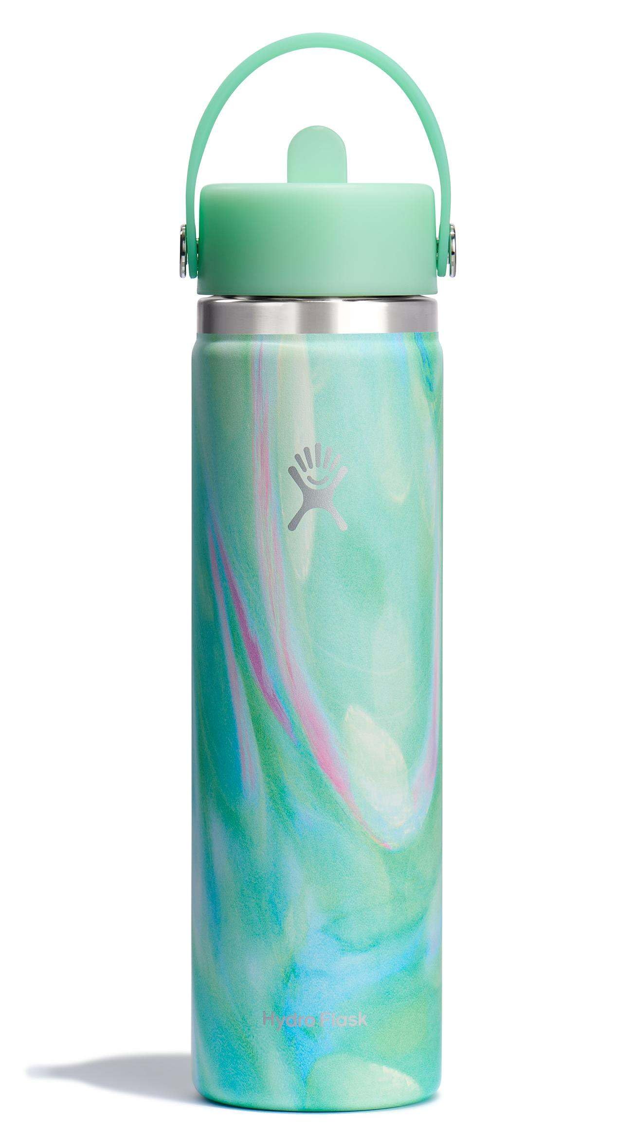 Hydro Flask 32 Oz Wide Flex Straw Cap Bottle - Insulated Stainless Steel - Wide Straw Lid, Non Spill, Leakproof in Jelly Pink
