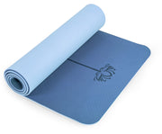 Yoga Mat Non Slip, Pilates Fitness Mats, Eco Friendly, Anti-Tear 1/4" Thick Yoga Mats for Women, Exercise Mats for Home Workout with Carrying Sling and Storage Bag
