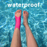 M7 Sport Kinesiology Ankle Tape for Ankle Sprain and Injury Recovery, Kt Tape for Ankle, Pain Relief Therapeutic Tape, Plantar Fasciitis, Waterproof, Eases Swelling (Beige, 4-Pack)