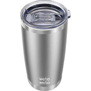 WETOWETO 20oz Tumbler, Stainless Steel Vacuum Insulated Coffee Travel Mug, Double Wall Powder Coated Insulated Coffee Mug Travel Mug with Lid Thermal Cup for Outdoor (Navy Blue, 1 Pack)