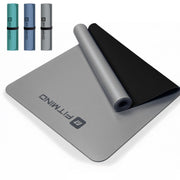 Professional PU Rubber Yoga Mat, Double-Sided Non Slip Sweat Resistant Exercise Mat for Men Women, Comfortable Extra Long & Wide for Yoga, Pilates, Fitness, Home Gym, 72"×26.8"×0.18"(4.5mm)Thick