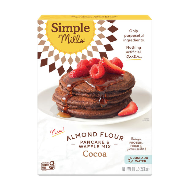 Simple Mills Just Add Water Almond Flour Pancake Mix, Original Protein - Gluten Free, Plant Based, Paleo Friendly, Breakfast, 10.4 Ounce (Pack of 1)