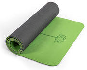 Yoga Mat Non Slip, Pilates Fitness Mats, Eco Friendly, Anti-Tear 1/4" Thick Yoga Mats for Women, Exercise Mats for Home Workout with Carrying Sling and Storage Bag