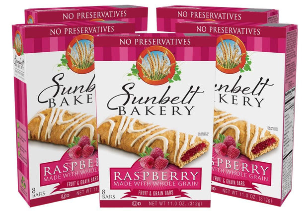 Sunbelt Bakery's Strawberry Fruit & Grain Bars, 5 Boxes, No Preservatives (40 Bars)