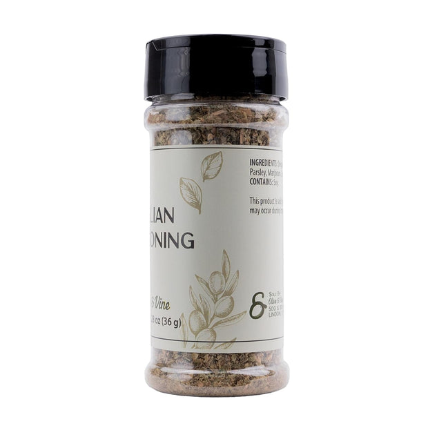 Olive & Vine Italian Seasoning, Herb Blend, Use in Pasta, Pizza, Salads, Rich Tradition, Authentic Taste, For Global Recipes (2.4 Ounce)