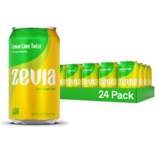 Zevia Zero Sugar Soda, Cream Soda, 12 oz Cans (24-Pack) – Naturally Sweetened, Non-GMO Project Verified, Gluten-Free, Vegan