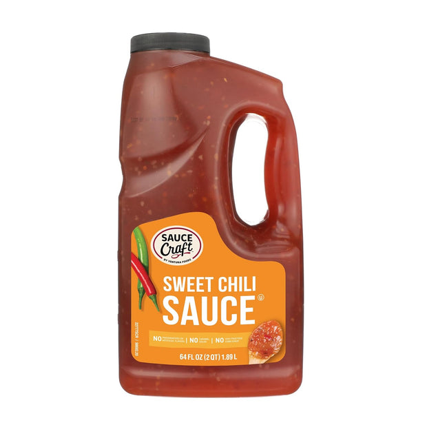 Ventura Foods LLC Sauce Craft Sweet Chili Sauce, Versatile, Globally Inspired Food Service Dipping Sauce Elevates Your Menu with Sweet Heat and Trend-Forward Flavor, 0.5 Gallon