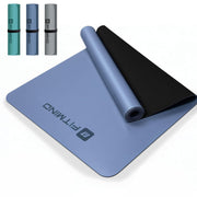 Professional PU Rubber Yoga Mat, Double-Sided Non Slip Sweat Resistant Exercise Mat for Men Women, Comfortable Extra Long & Wide for Yoga, Pilates, Fitness, Home Gym, 72"×26.8"×0.18"(4.5mm)Thick