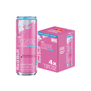 Red Bull Pink Edition Sugar Free Energy Drink, Wild Berries, 8.4 fl. oz., 6 x 4 Cans, Pack of 24 Cans, with 80mg Caffeine, Taurine & B Vitamins