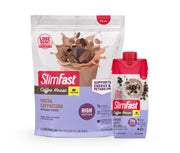 SlimFast Protein Shake with Caffeine, Caramel Macchiato- 20g Protein, Meal Replacement Shakes, High Protein with Low Carb and Low Sugar, 24 Vitamins and Minerals, 12 Count (Pack of 1)