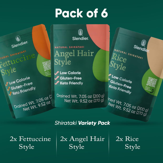 Natural Shirataki Fettuccine Style 6 Packs