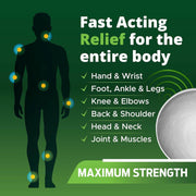 Owell Naturals Deep Penetrating Pain Relief Cream– Maximum Strength Formula for Joints & Muscles – Fast-Acting Comfort for Back, Knees, Hands, Legs & More, 14 oz