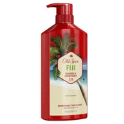 Old Spice Fiji 2-in-1 Shampoo and Conditioner Set for Men, Coconut & Tropical Wood Scent, Healthier, Fuller, More Moisturized Looking Hair, 21.9 Fl Oz Each, Twin Pack