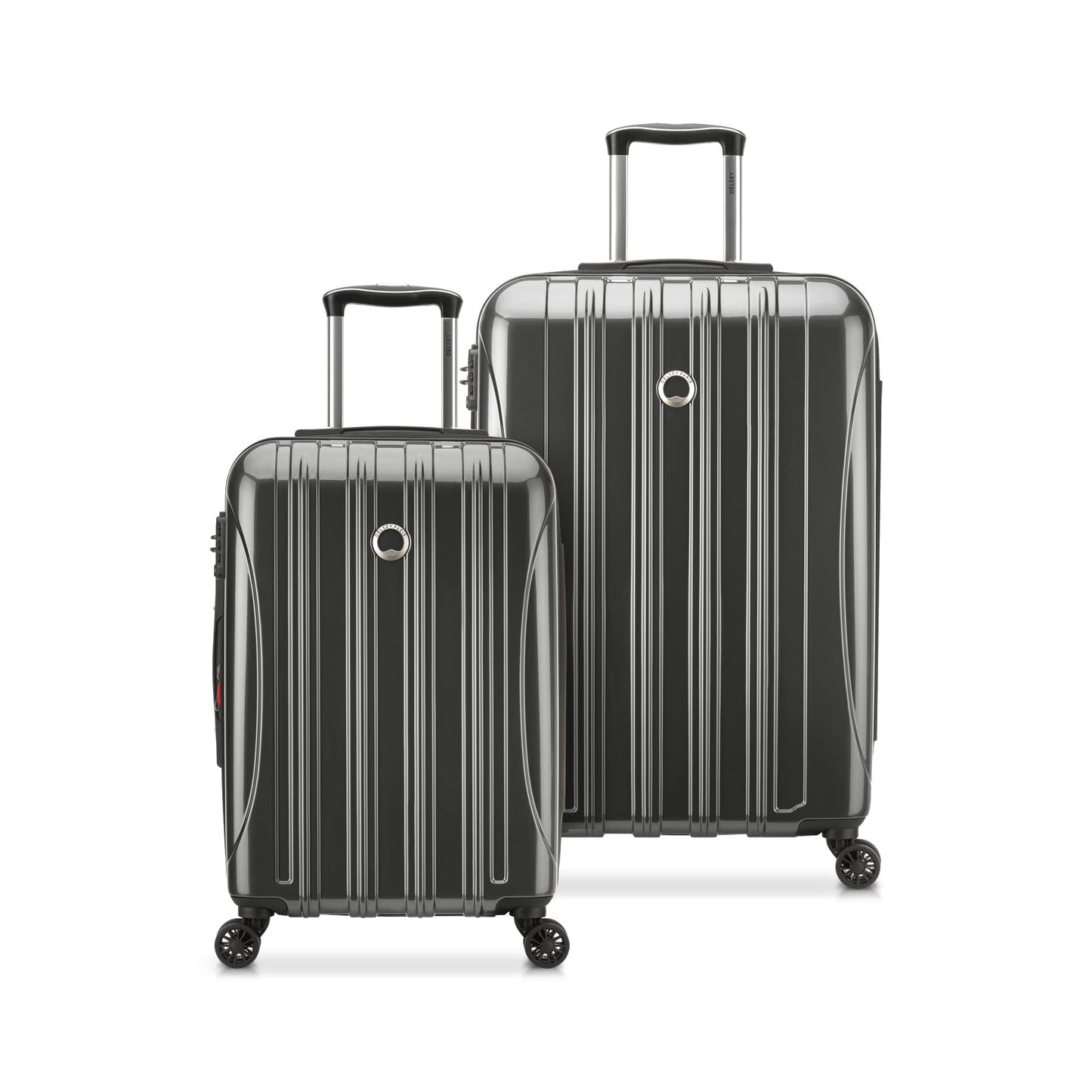 DELSEY PARIS Helium Aero Hardside Expandable Luggage with Spinner Wheels, Blue Cobalt, 3-Piece Set (21/24/28)