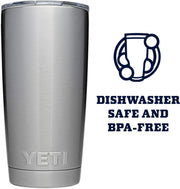 YETI Rambler 20 oz Stainless Steel Vacuum Insulated Tumbler w/MagSlider Lid