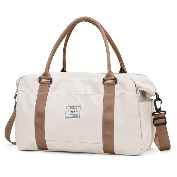Travel Duffel Bag,Sports Tote Gym Bag,Shoulder Weekender Overnight Bag for Women
