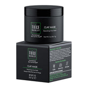Tiege Hanley Mens Detoxifying Facial Clay Mask, 2 Oz (1-Pack) - Deep Pore Cleansing Charcoal Face Mask with Natural Kaolin Clay Absorbs Excess Oil & Reduces Appearance Pores - Skin Care for Men