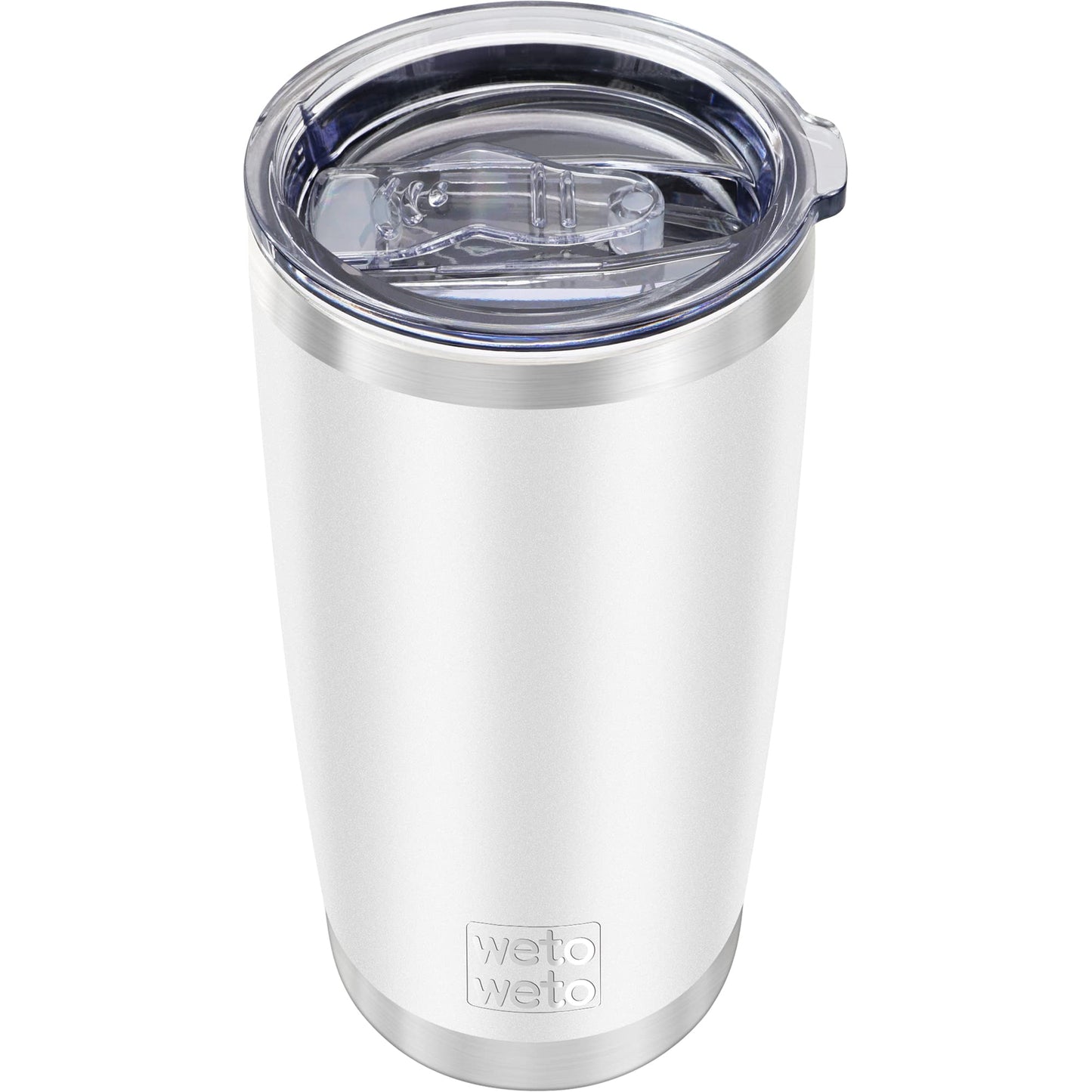 WETOWETO 20oz Tumbler, Stainless Steel Vacuum Insulated Coffee Travel Mug, Double Wall Powder Coated Insulated Coffee Mug Travel Mug with Lid Thermal Cup for Outdoor (Navy Blue, 1 Pack)