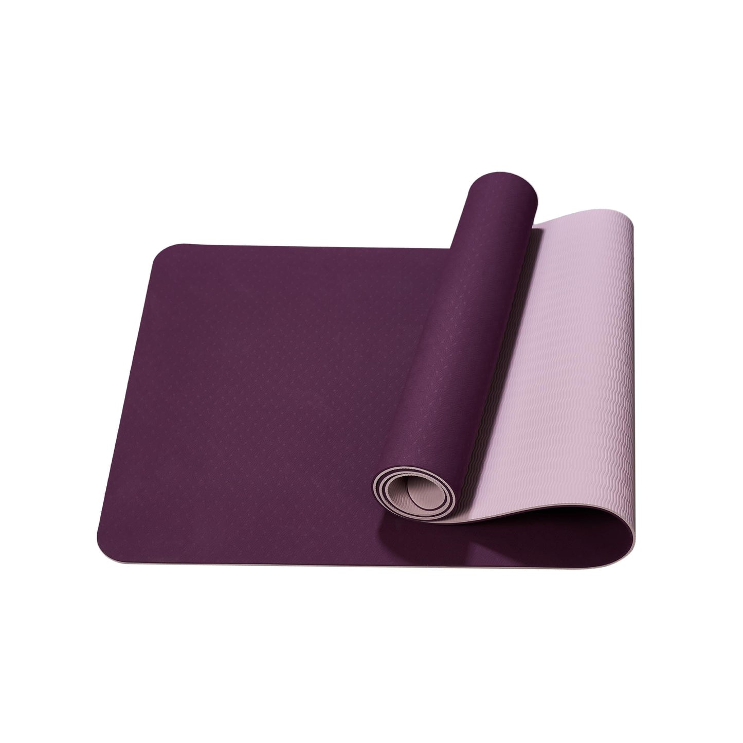 FLEXISPOT Yoga Mat, Exercise Yoga Mat with Non-Slip Design, Professional TPE Exericise Mat, Multi-Purpose Workout Mat for Women, Pilates Fitness and Floor Exercises.