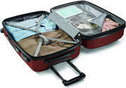 Samsonite Winfield 2 Hardside Expandable Luggage with Spinner Wheels, Burgundy, Checked-Medium 24-Inch