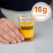 Vidafuel Protein Drink, 16g Protein Per 2oz Shot, 32 fl oz Carton, Citrus, Collagen and Whey Drink, No Artificial Sweeteners