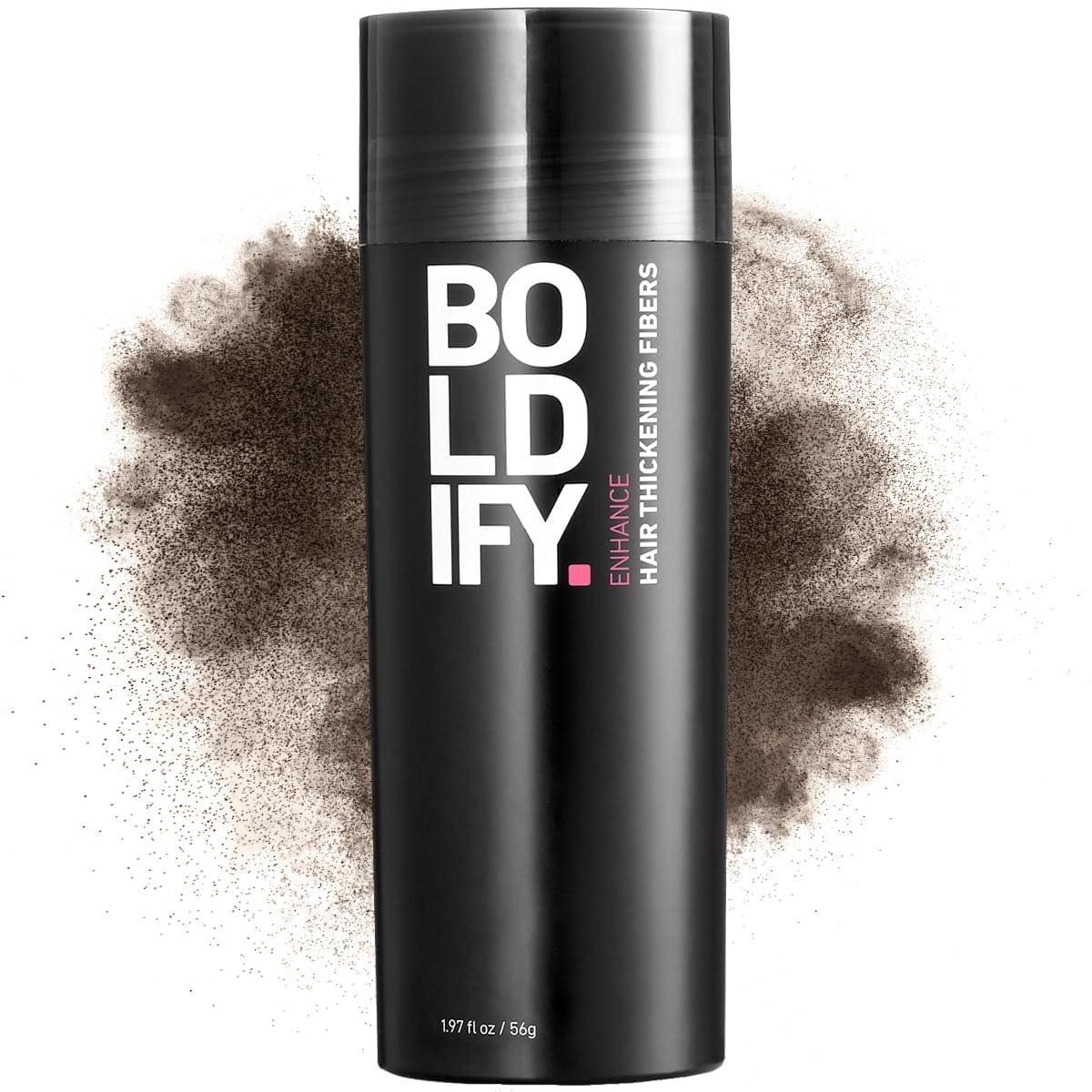 BOLDIFY Hair Fibers (12g) - Fill In Thinning and Fine Hair for an Instantly Fuller, Thicker Look - 14 Shades for Women & Men - Dark Brown