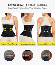 Junlan Waist Trainer for Women Shapewear - Tummy Control Waist Cincher Segmented Body Shaper