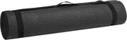 Mind Reader YOGAPVC-BLK All Purpose Extra Thick Yoga Fitness & Exercise Mats with Carrying Strap, High Density Anti-Tear