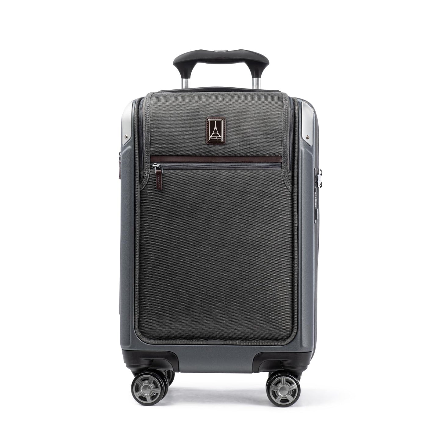 Travelpro Platinum Elite Hardside Expandable Checked Luggage, 8 Wheel Spinner, TSA Lock, Hard Shell Polycarbonate Suitcase, True Navy Blue, Checked Large 28-Inch