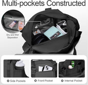 Small Gym Bag 14 inch for Women & Men Mini Gym Duffel Bag with Wet Compartment Waterproof Travel Duffle Bag for Sports Workout Dance