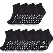 Pilates Grip Socks for Women Men Cute Non Slip Grippy Socks Woman for Yoga Barre Trampoline Hospital