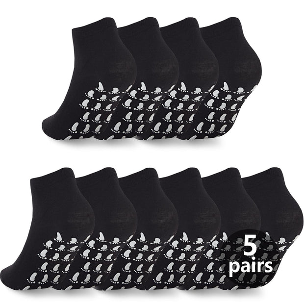 Pilates Grip Socks for Women Men Cute Non Slip Grippy Socks Woman for Yoga Barre Trampoline Hospital