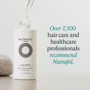 Nutrafol Women's Hair Serum, Supports Visibly Thicker and Stronger Hair, Vegan, Lightweight and Fast-Absorbing