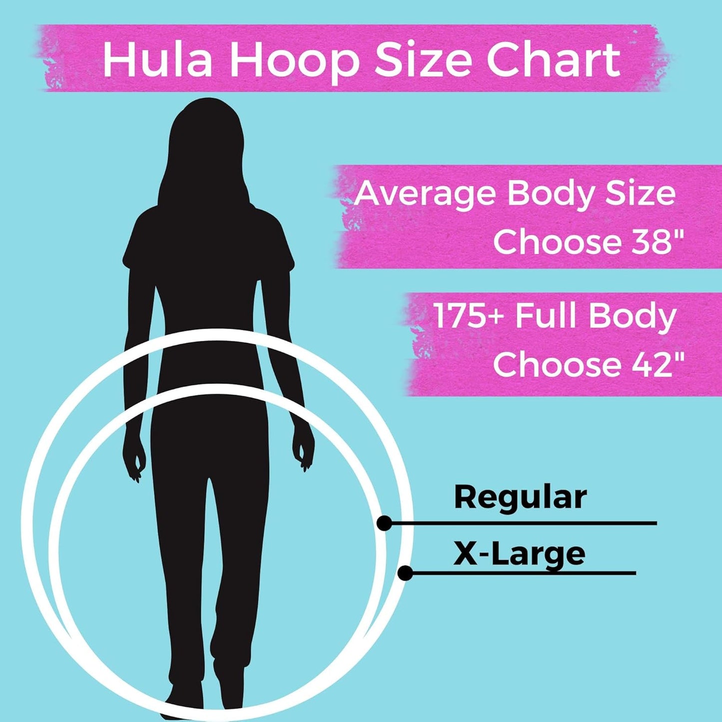 The Spinsterz Beginner Hoop: Weighted Fitness Hula-Hoop for Adults Weight Loss, Waist Exercise Ring for Cardio & Core, Multiple Sizes, Quality Hula Shaper for Beginners, Hand Made in USA