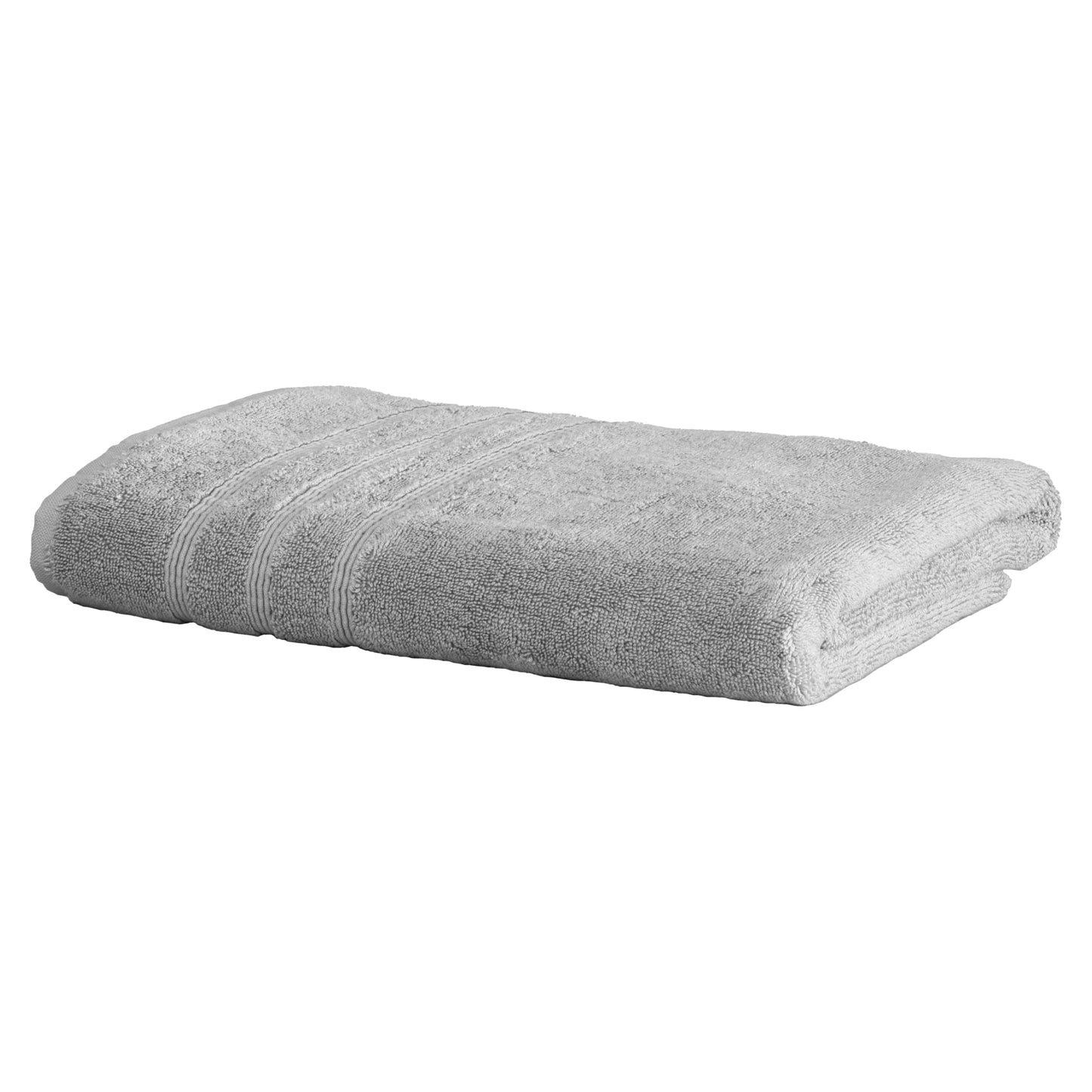 Mosobam Luxury Turkish Set of 2 Bath Towels 30X58 Light Taupe Oversize 700 GSM Bamboo Viscose & Aegean Turkish Combed Cotton
