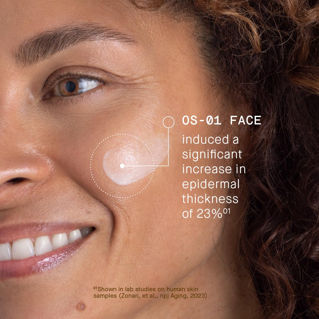 oneskin FACE & EYE OS-01 Peptide Topical Supplement | Skin Longevity Age Reversal Moisturizer and Eye Cream