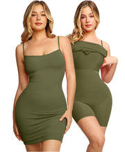 Popilush Summer Dresses for Women 2025 - Club Dress Cocktail Shapewear Mini Dress Spaghetti Straps Dinner Date Night Bodycon