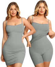 Popilush Summer Dresses for Women 2025 - Club Dress Cocktail Shapewear Mini Dress Spaghetti Straps Dinner Date Night Bodycon