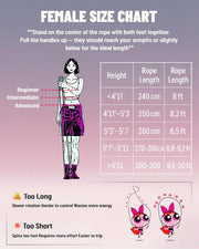 nonogo 1.1LB Weighted Jump Rope for Women – Adjustable 10mm Heavy PVC Skipping Rope for Fitness, Ideal for High-Intensity Training, MMA, Boxing, CrossFit, Weight-loss Workouts