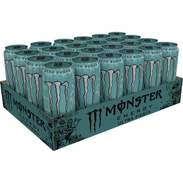 Monster Energy Ultra Variety Pack, Ultra Violet, Ultra Sunrise, Ultra Paradise, Sugar Free Energy Drink, 16 Ounce (Pack of 15)