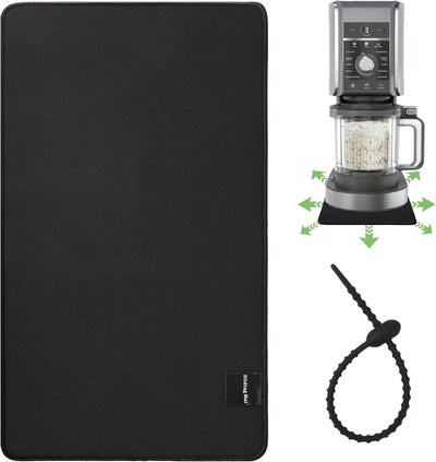 Sliding Pad for Ninja NC501 CREAMi Ice Cream Maker,Professional Ice Cream Machine Slider Mat,Ice Cream Maker Accessories,Quickly Slide the Ice Cream Makers on Table(13.78"x8.66")