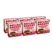 Nature’s Bakery Gluten Free Fig Bars, Raspberry, Real Fruit, Vegan, Non-GMO, Snack bar, 6 boxes with 6 twin packs (36 twin packs)
