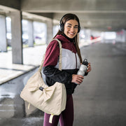 WOLT Gym Bag For Women, Yoga Mat Bag with Shoes Compartment, Wet Pocket and Water Bottle Pocket